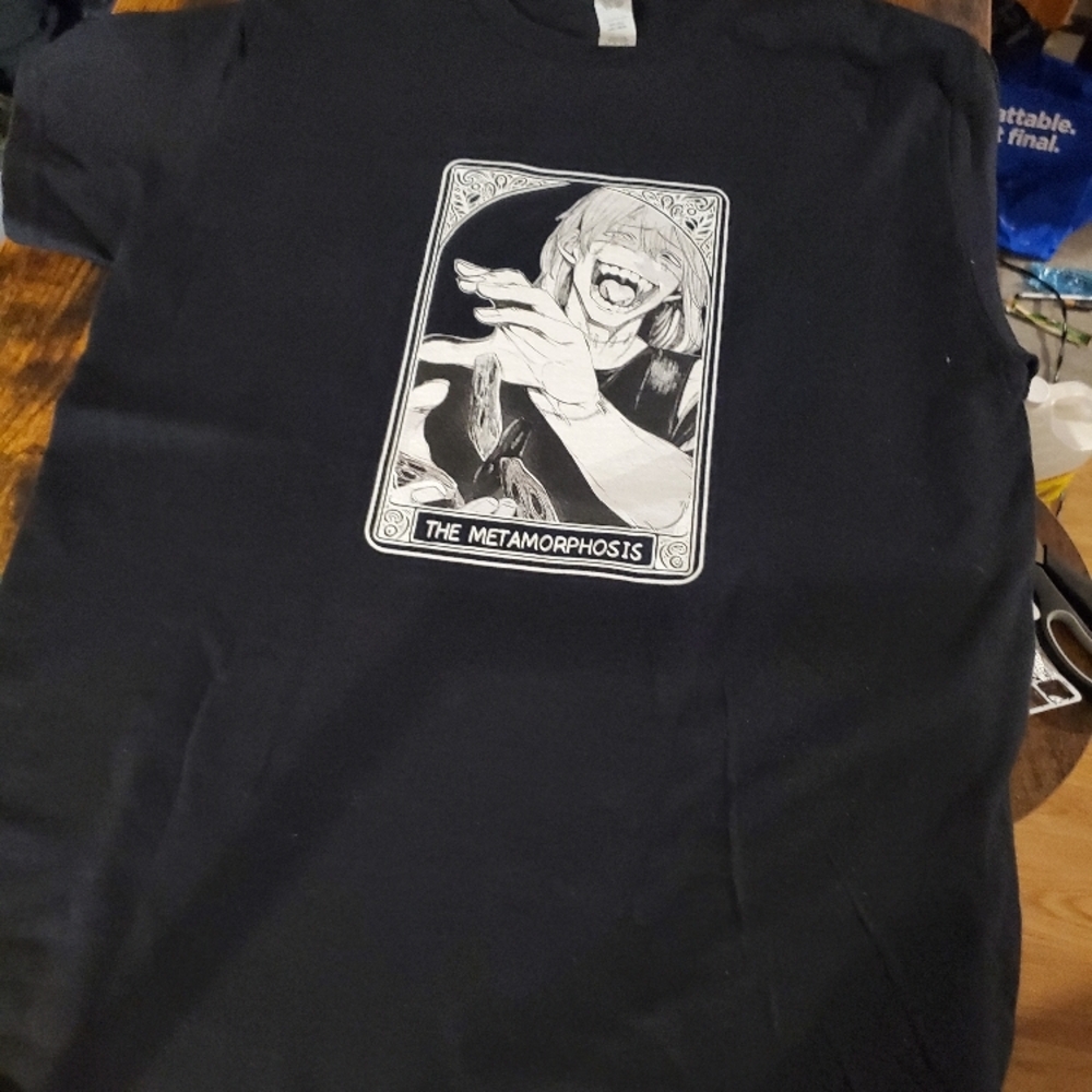 Brand new small jjk jujutsu kaisen anime t-shirt Tarot  short sleeves Tee black